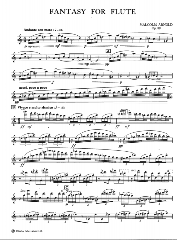 Buy Fantasy for Flute Op89 Online at $11.99 - Flute World