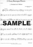 Fifteen Easy Baroque Pieces