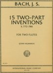 Fifteen Two Part Inventions (Parts Only)