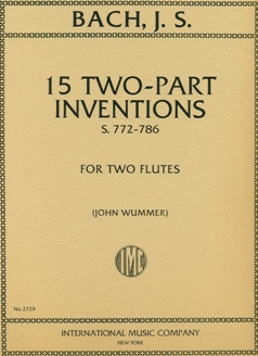 Fifteen Two Part Inventions (Parts Only)
