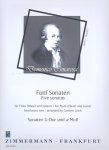 Five Sonatas (v.1) (ed.Linck) (fl part,gtr score)
