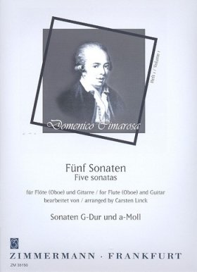 Five Sonatas (v.1) (ed.Linck) (fl part,gtr score)