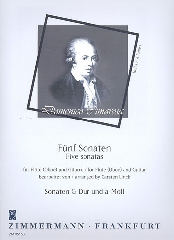 Five Sonatas (v.1) (ed.Linck) (fl part,gtr score)