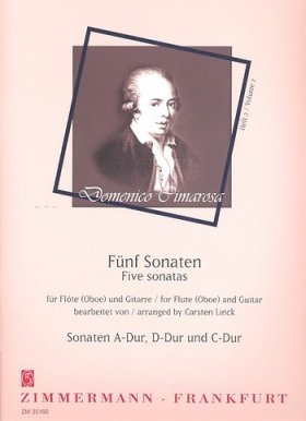 Five Sonatas (v.2) (ed.Linck) (fl part,gtr score)