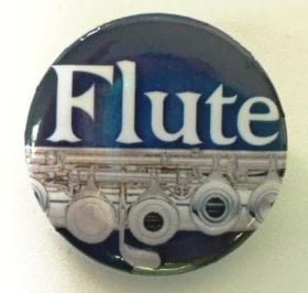 Flute Mini Button