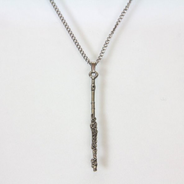Flute Necklace - Handcrafted English Pewter