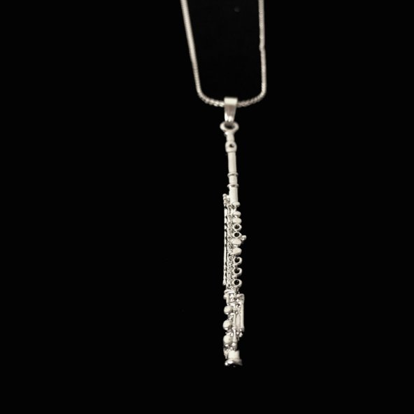 Buy Flute Necklace Sterling Silver Plated (JE-SPFN) Online at