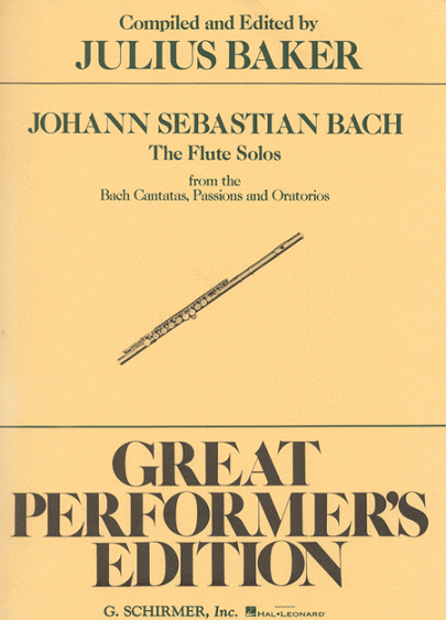 Flute Solos from Cantatas, Passions, and Oratorios