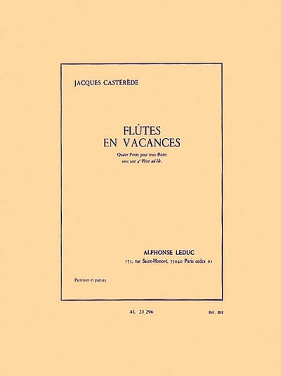 Buy Flutes en Vacances Online at $35 - Flute World
