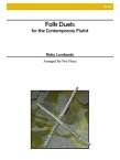 Folk Duets for the Contemporary Flutist (sc)