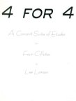 Four for Four - A Concert Suite of Etudes
