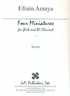 Four Miniatures (score only)
