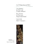 Four Sonatas (v.1) (D,E) (Wq83-84)
