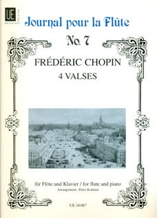 Four Valses (Journal pour la Flute #7) (ed.Kolman)
