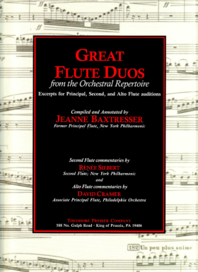 Great Flute Duos - Excerpts for Principal,Second, and Alto Flute
