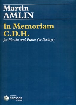 In Memoriam C.D.H.