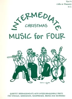 Intermediate Christmas Music for Four (part 4: cello or bassoon)