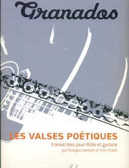 Les Valses Poetiques (ed.Lambert) (fl.pt,gtr score)