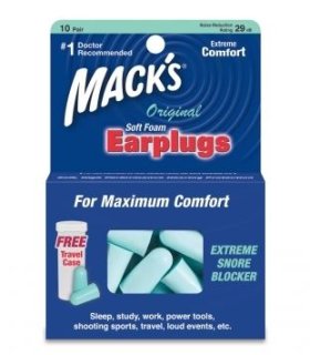 Mack's SafeSound Original Soft Foam Earplugs