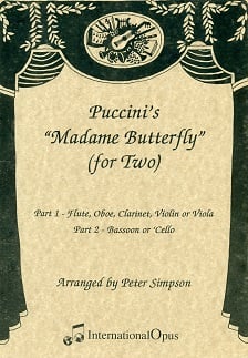 Madame Butterfly - for Two (parts only)