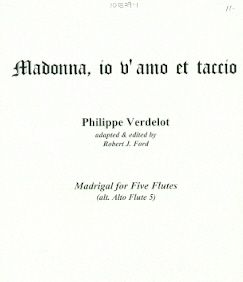 Madonna, io v' amo et Taccio