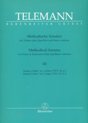 Methodical Sonatas(v.3)(5-6)(a,G)