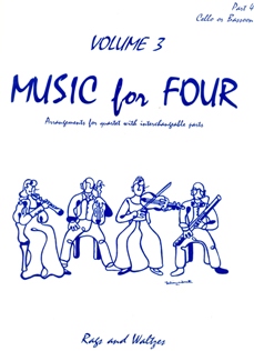 Music for Four, Volume 3 Rags & Waltzes (part 4: cello or bassoon)
