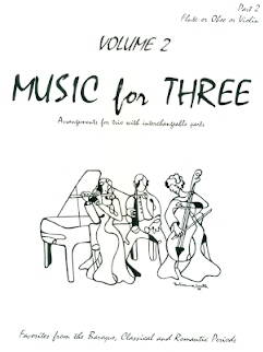 Music for Three (v.2) Baroque, Classical, Romantic (part 2 Flute, Oboe or Violin)