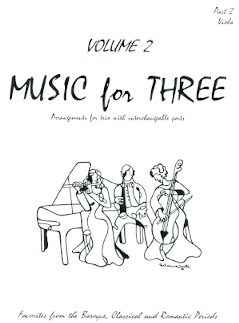 Music for Three (v.2) Baroque, Classical, Romantic (part 2 Viola)