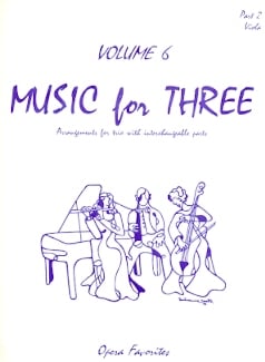 Music for Three (v.6) Opera Favorites (part 2 viola)