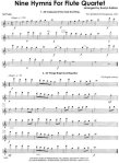 Nine Hymns for Flute Quartet
