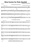 Nine Hymns for Flute Quartet