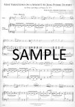 Nine Variations on a Minuet by Jean-Pierre Duport (K573)