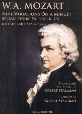 Nine Variations on a Minuet by Jean-Pierre Duport (K573)