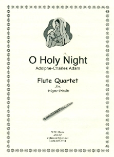 O Holy Night for Flute Quartet