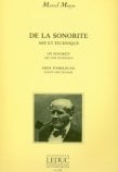 On Sonority (De la Sonorite)