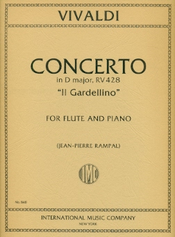Op10 #3 Concerto in D   Il Gardellino  (F VI #14)