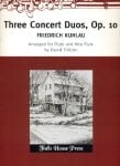 Op10 F18 Three Concert Duos (ed.Tickton(sc)
