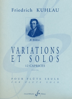 Op10bis Variations et Solos - 12 Caprices