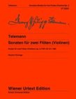 Op2 Sonatas for Two Flutes (TWV 40:101-106) (ed.Reutter&Schrage) (score form)