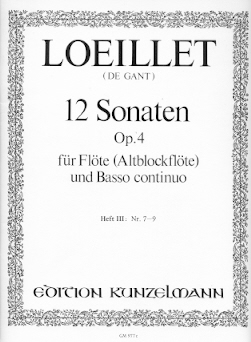 Op4/Twelve Sonatas(v.3)