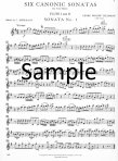 Op5 Six Canonic Sonatas-complete (parts only)