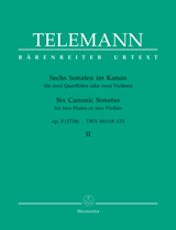 Op5 Six Canonic Sonatas (v.2) (score form)