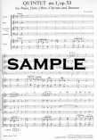 Op53 #1 Quintet in F (parts and piano score)