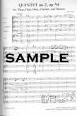 Op54 #2 Quintet in D (parts and piano score)