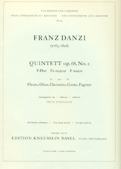 Op68/2 Quintet (parts)