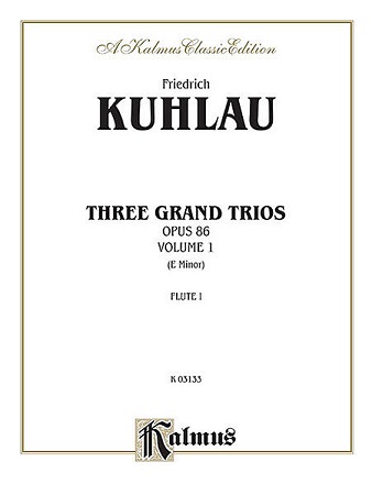 Op86 #1 Grand Trio in e (Parts Only)