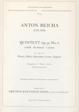 Op91/6 Quintet in c minor (parts)