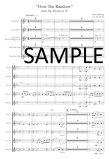 Over the Rainbow for Flute Quartet plus Flute Choir
