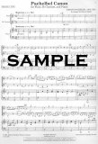 Pachelbel Canon for flute, clarinet and piano